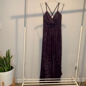 Purple High-low Dress